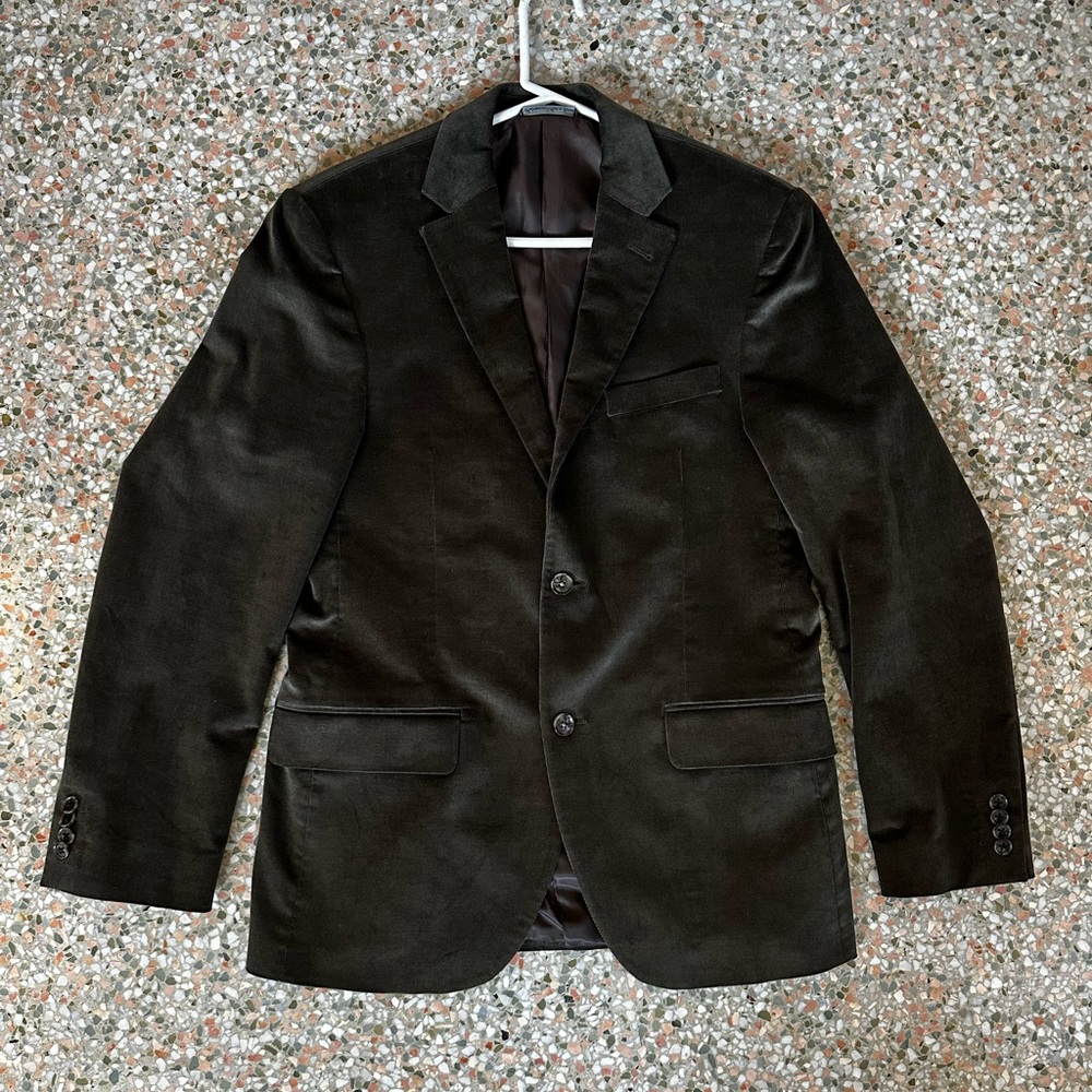 Spurr NY dark sage green cord blazer jacket (Relisted)